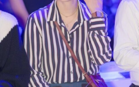 减肥成功的梅婷更自信，穿条纹衫配A字裙时髦减龄，难掩优雅气质-条纹衫内搭什么好看