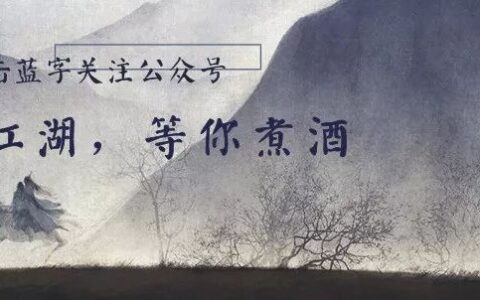 十六载武林一梦，从此后江湖再见