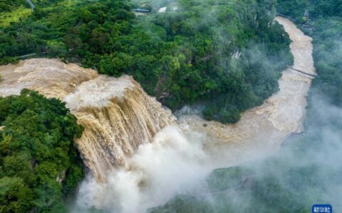 贵州黄果树瀑布迎来2023年入汛最大水量-黄果树瀑布汛期