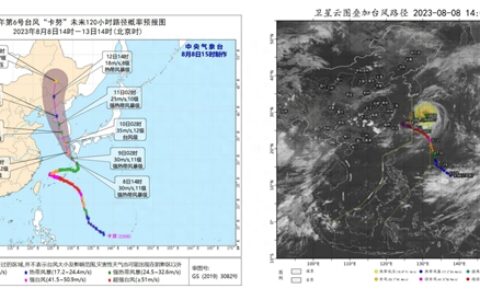 台风“卡努”最新路径预报来了！威海发布大风警报-台风威海受影响吗