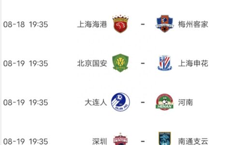 中超第23轮今天开打，赛事全预测，3场焦点大战值得关注-中超联赛23轮