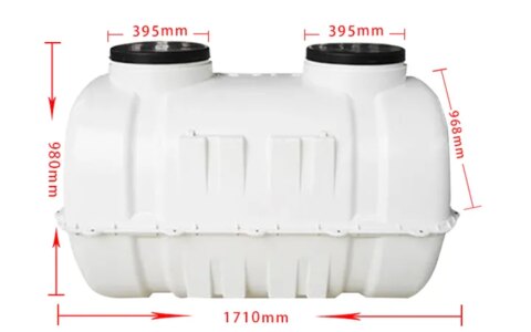 1立方玻璃钢模压化粪池厂家-1.5立方玻璃钢化粪池技术参数