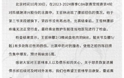 王哲林不打了！宣布暂时退出CBA！可能是中国男篮废掉第一人-中国男篮王哲林的身高是多少