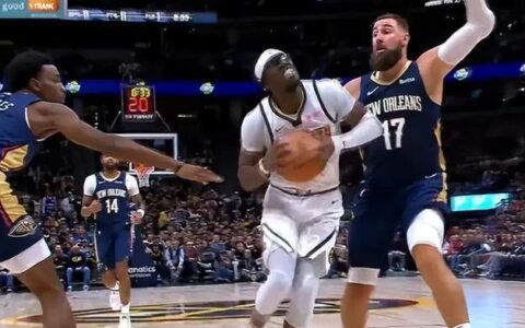 王者之师！掘金20分逆转鹈鹕，约基奇超越老詹，锡安准三双-掘金球员约基奇