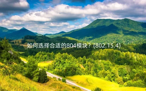 如何选择合适的804模块？(802.15.4)