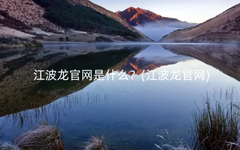江波龙官网是什么？(江波龙官网)
