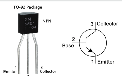2N5551三极管引脚图及基本特性