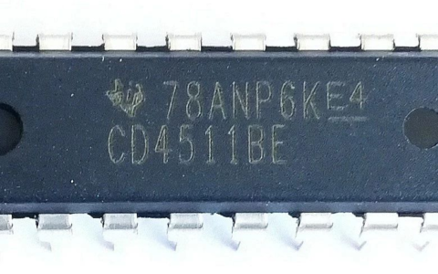 CD4511芯片引脚图，有什么作用