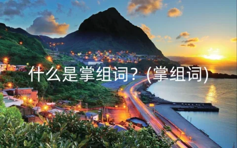 什么是掌组词？(掌组词)