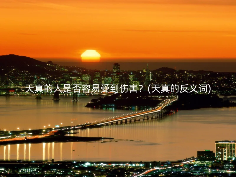 天真的人是否容易受到伤害?(天真的反义词) - 怎通