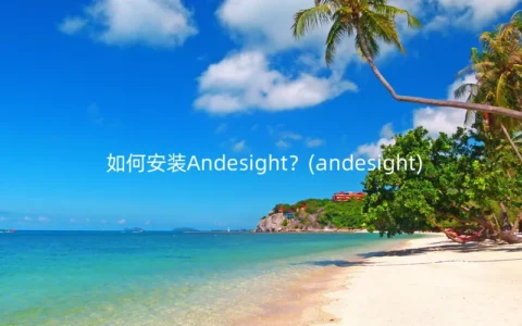 如何安装Andesight？(andesight)