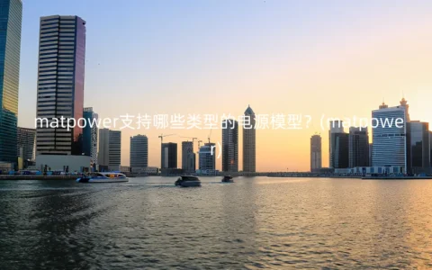matpower支持哪些类型的电源模型？(matpower)