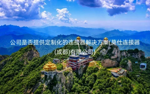 公司是否提供定制化的连接器解决方案(莫仕连接器(成都)有限公司)