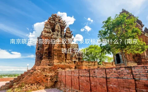 南京晓庄学院的招生政策和录取标准是什么？(南京晓庄学院)