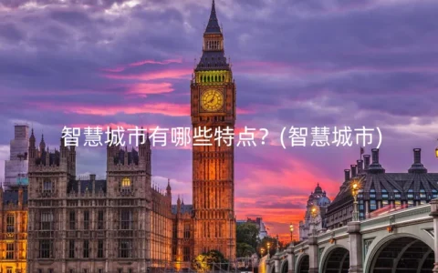 智慧城市有哪些特点？(智慧城市)
