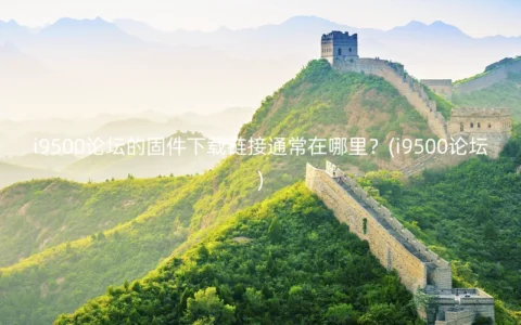 i9500论坛的固件下载链接通常在哪里？(i9500论坛)