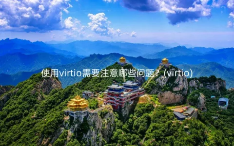 使用virtio需要注意哪些问题？(virtio)
