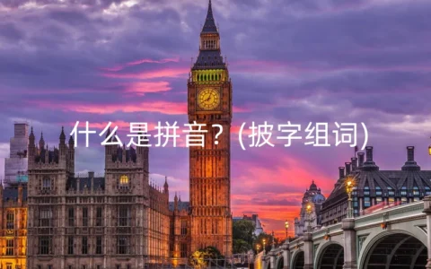 什么是拼音？(披字组词)