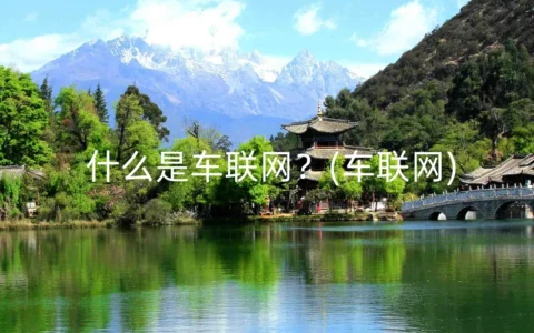 什么是车联网？(车联网)