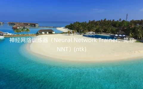神经网络训练器（Neural Network Trainer，简称NNT）(ntk)