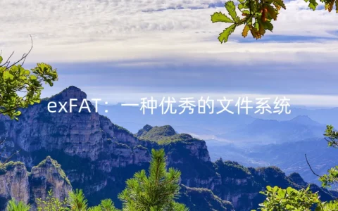 exFAT：一种优秀的文件系统