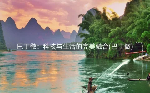 巴丁微：科技与生活的完美融合(巴丁微)