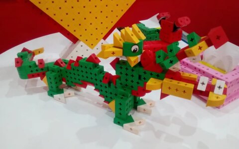 乐百学教育乐高成语——龙生九子-龙生九子积木攻略