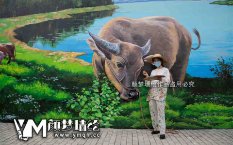 巴中经济开发区墙体彩绘焕新颜，光雾山诺水河文旅融合绘就新篇章