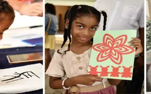 驻毛里求斯使馆举办“彩虹下的童年”中国文化体验日活动