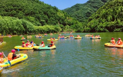 豫西大峡谷水量充足，天天漂流无需预约！