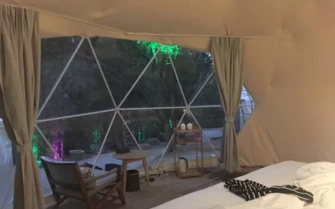 风来疏竹 风过而竹不留声的星空帐篷酒店