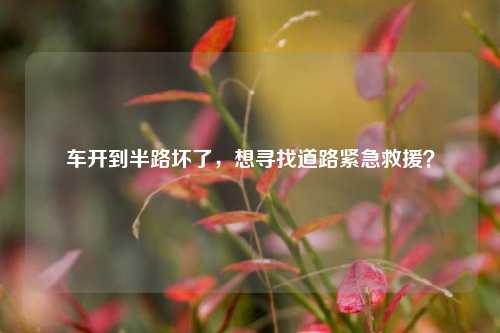 车开到半路坏了，想寻找道路紧急救援？