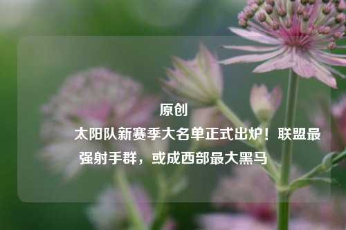 太阳队新赛季大名单正式出炉！联盟最强射手群，或成西部最大黑马