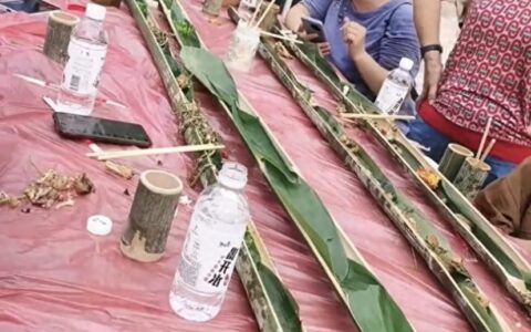 女子海南花128元参加千人宴，全是花生毛豆，本地网友都看不下去