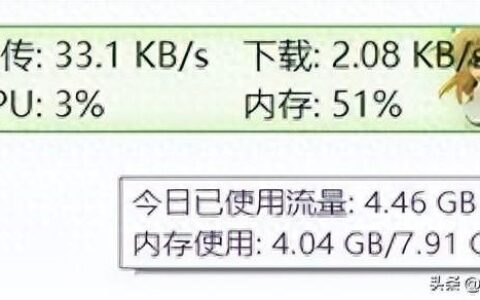 强迫症的Windows系统网速监测助手-TrafficMonitor