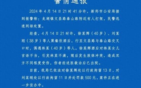 河南新郑两男子酒后骚扰女孩并殴打家长，曾叫嚣是镇书记儿子？镇政府：无中生有