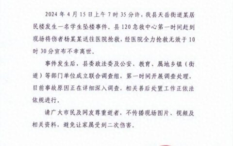 湖南9岁男孩跳楼身亡，责任在谁呢？是孩子？是父母？还是老师？