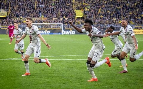 补时第7分钟绝平！药厂刷新德甲纪录 距终极神奇目标还差7场