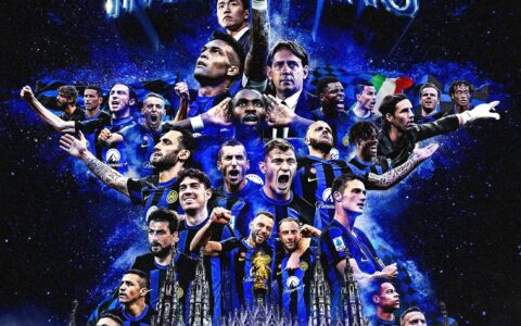 6连杀+提前5轮夺冠！国际米兰终圆梦 创造历史的“第二颗星”