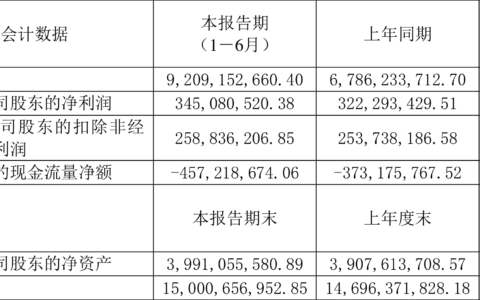 外服控股：2023年上半年净利润3.45亿元 同比增长7.07%