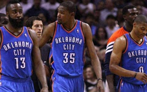 原创
            12年总决赛，雷霆遗憾被热火横扫，杜兰特的场均数据为30 6