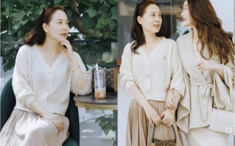 原创
            这些50岁的女性看着比同龄人年轻，衣服不花哨、不老气，好得体