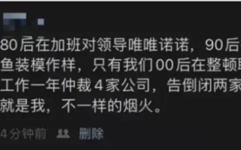 1000万00后血洗职场，是80、90后的集体意淫