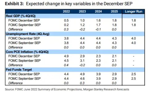 美联储2022收官大战：超5%利率峰值成明年主基调？