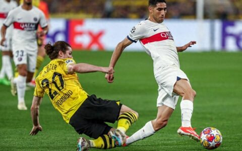 欧冠半决赛-菲尔克鲁格制胜 姆巴佩中柱 多特主场1-0小胜巴黎占先机