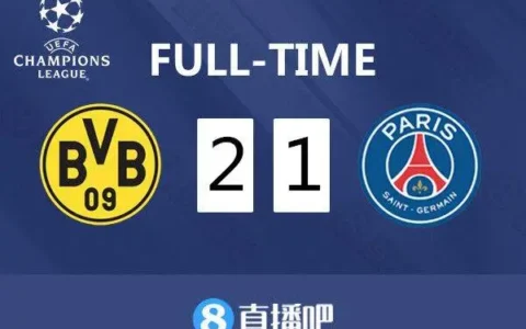 欧冠-哈兰德梅开二度内马尔破门 多特2-1巴黎占晋级先机